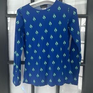 Tommy Bahama blue pattern rash guard 🌞